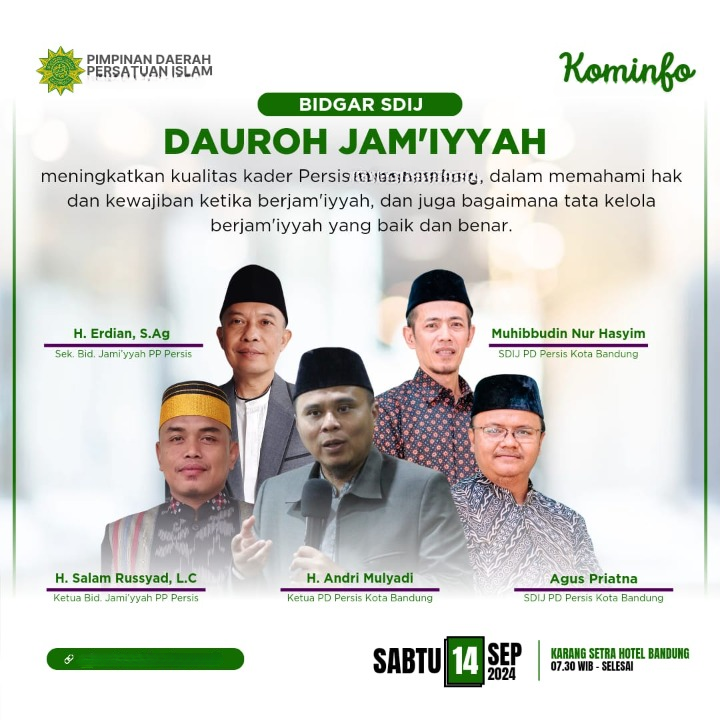 Dauroh Jamiyyah SDIJ PD PERSIS Kabupaten Lombok Timur